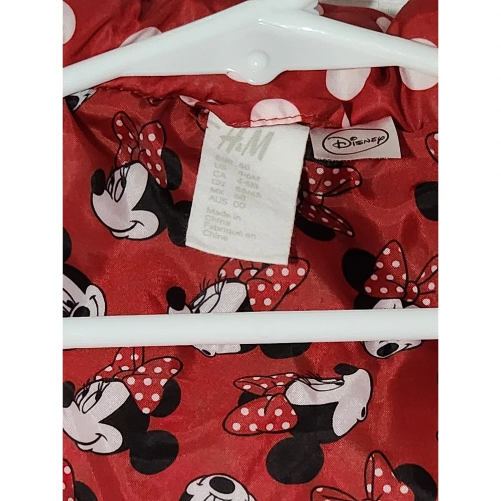Disney‎ Minnie Mouse vest H & M brand 4-6 month red/white
